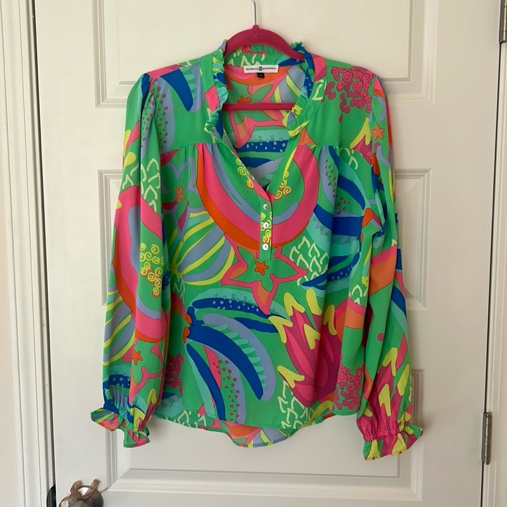 Michelle McDowell Colorful Top